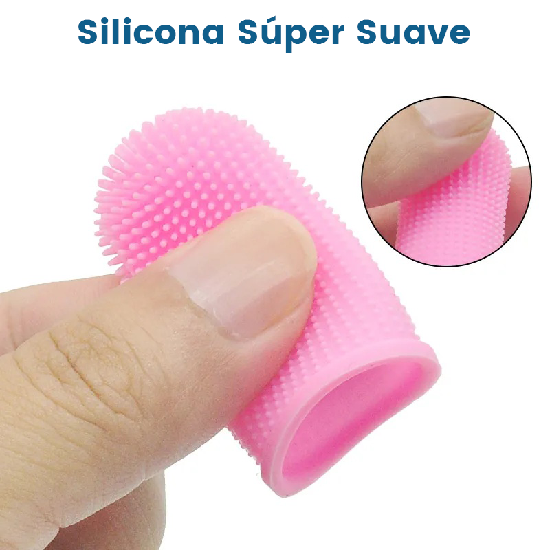 Cepillo Dental Para Perros Dedal Mascotas Silicona X 4 Unidades - Imagen 4