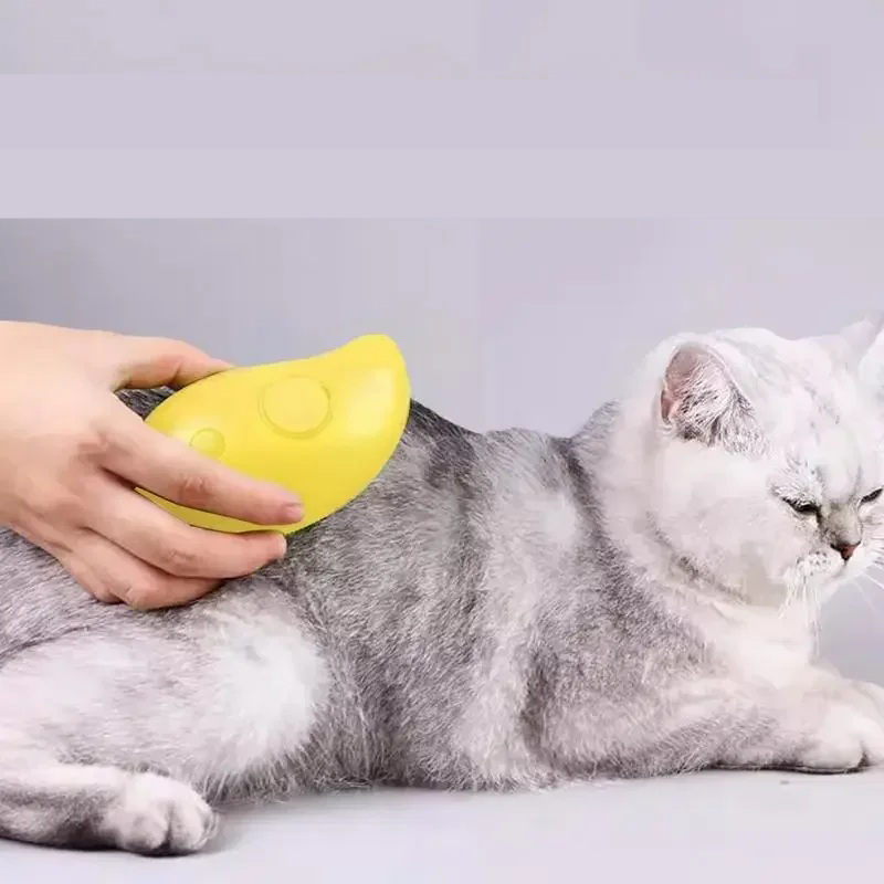 Peine Cepillo A Vapor 3 En 1 Perro Gato Cachorro Masaje Usb - Imagen 4